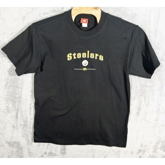 Vintage Stitched NFL Gridiron Classics Pittsburgh‎ Steelers Shirt Mens Large - Picture 1 of 7